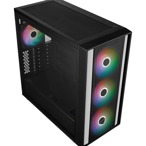 COOLERMASTER 600TG 3-14CM RGB FANLI GAMING E-ATX PC KASASI - 4