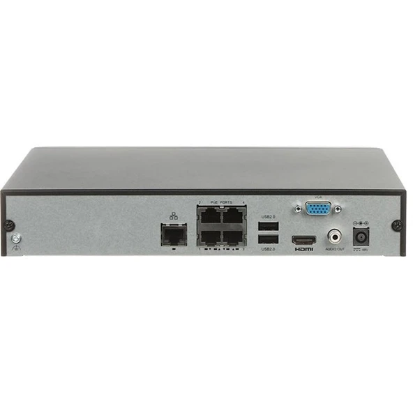 UNV 4 Kanal 8mp NVR301-04S3 4K H265 NVR Kayıt Cihazı 1U - 2