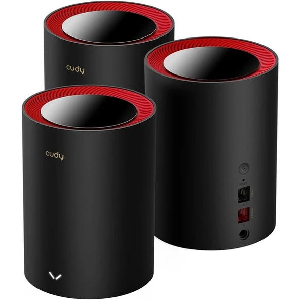 CUDY M3000 AX3000 2.5GIGABIT DUAL BAND MESH ROUTER 3-lü paket ürün görseli
