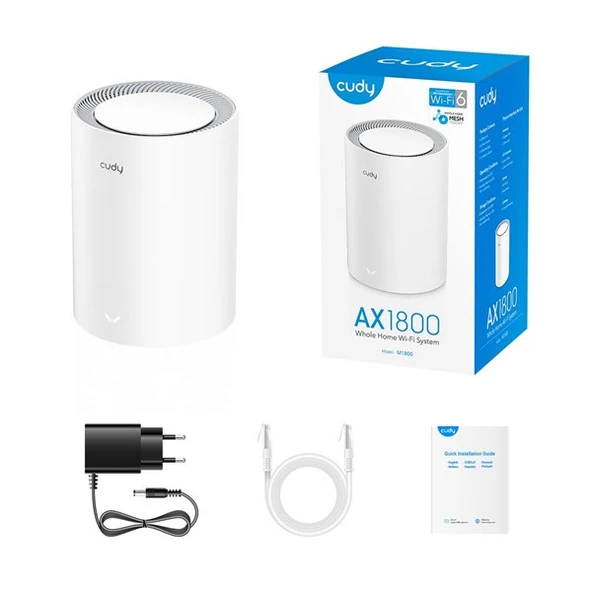 CUDY M1800 AX1800 Dual Band EV Ofis Tipi Mesh Router - 4