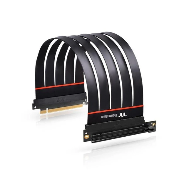 Thermaltake AC-058-CO1OTN-C2 PCI-e 4.0 X16 300mm 90° Adaptörlü Riser Kablo - 3