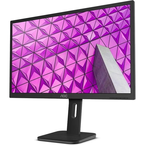 AOC 23.8" IPS 24P1 5MS 60Hz DVI-HDMI-DP Kurumsal Monitör Çerçevesiz - Resim 2