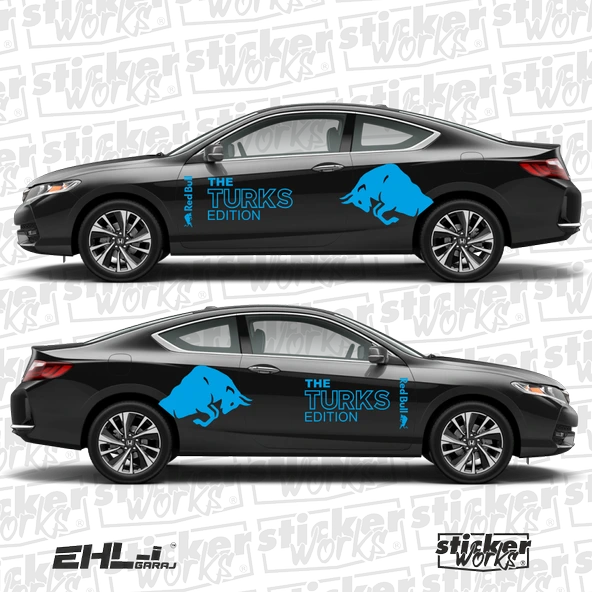 Red Bull The TURKS Edition Sticker  – Yan Gövde Sticker Seti - 6