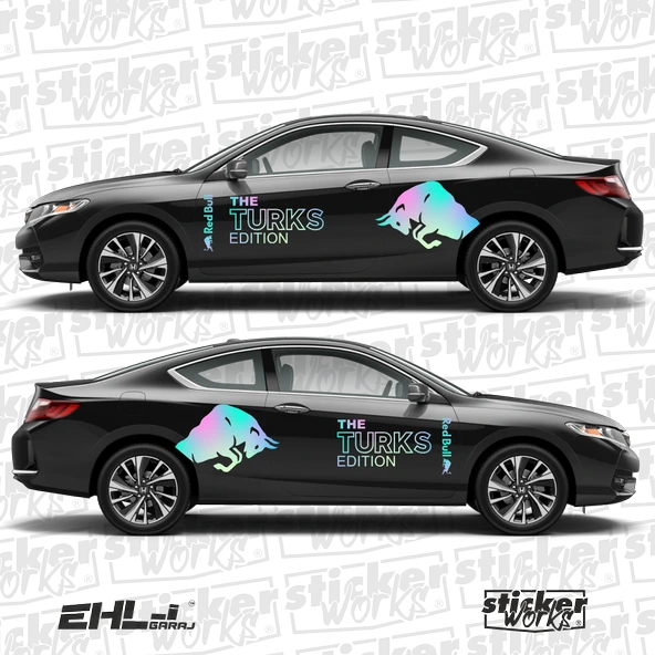 Red Bull The TURKS Edition Sticker  – Yan Gövde Sticker Seti - 4