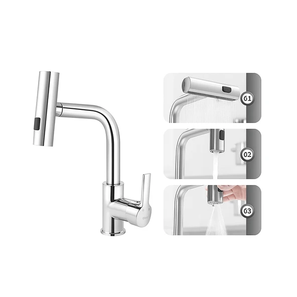 Venezia Smart Spiralli Mutfak Evye Eviye Bataryası Krom