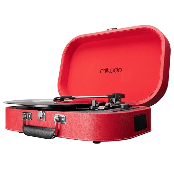 Mikado Nostalgia MN-101 Pikap Kırmızı Usb+RCA+Bluetooth Destekli Müzik Kutusu - 5