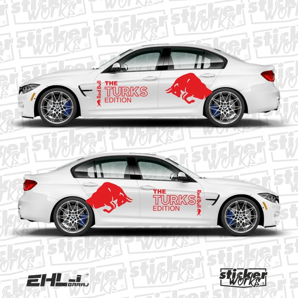 Red Bull The TURKS Edition Sticker  – Yan Gövde Sticker Seti - 5