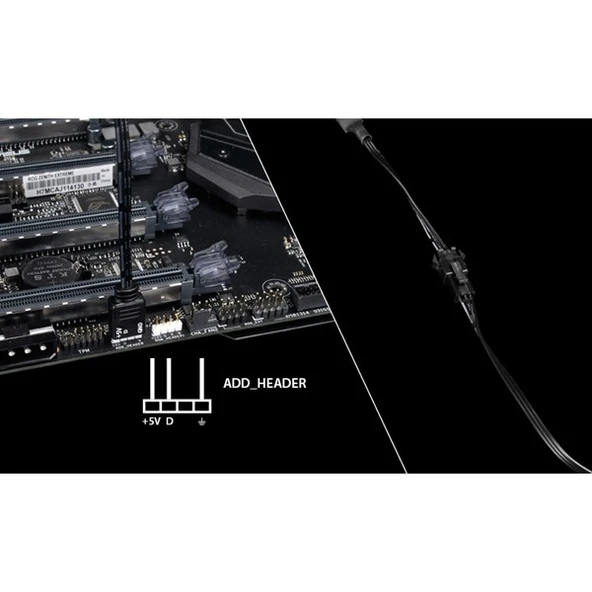 deepCOOL RGB 200Pro Anakart Kontrollü LED Şerit - 4