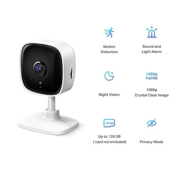TP-LINK 2MP COMPACT TAPO C100 10metre IP Güvenlik Kamerası Kablosuz - 3