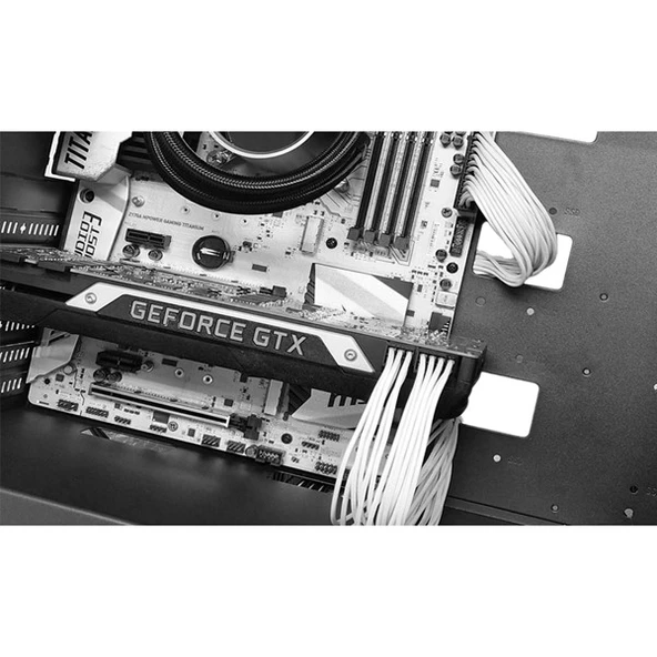 DEEPCOOL EC300-24P-WH Standart Atx Ps2 Güç Kaynağı Uzatma Kablosu Yüksek Kaliteli 18Awg Fiber 300Mm - 3