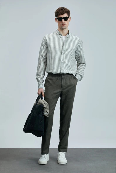 Karl Smart Erkek Chino Pantolon Slim Fit Lufian - 5