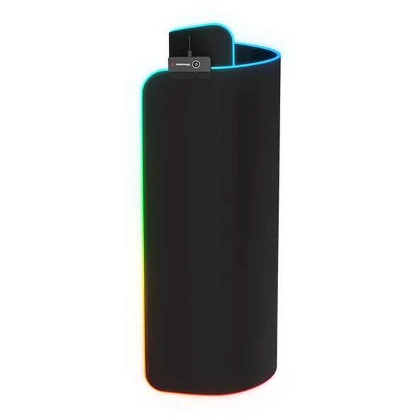 Rampage MP-21 Siyah 252*328*3mm RGB Ledli Gaming Mouse Pad - 2