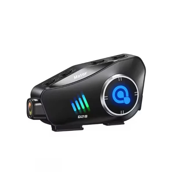 Q28 Kameralı Motosiklet Kask Kulaklığı - 1