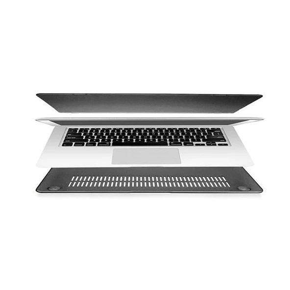 Addison 300663 13" Siyah Sert Kapaklı Kılıf Macbook Air - 2