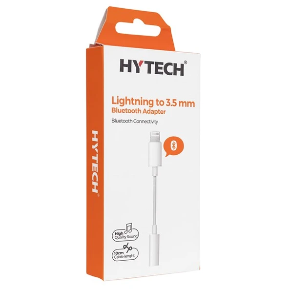 Hytech HY-XO43 Beyaz 3.5mm to Bluetooth Lightning Çevirici - 3