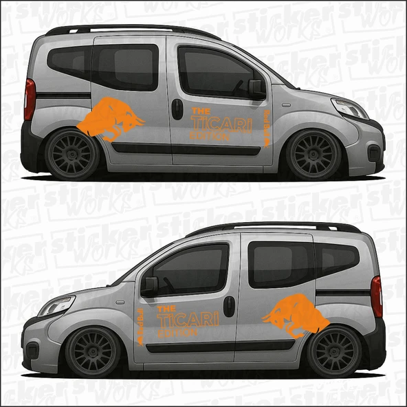 Red Bull The TİCARİ Edition Sticker  – Yan Gövde Sticker Seti - 9