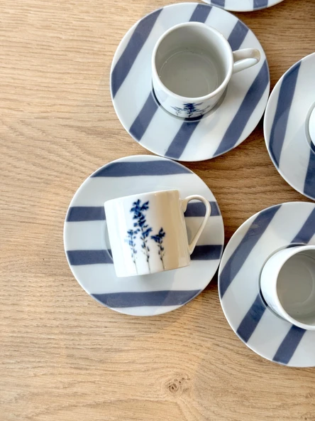 Porland Girye Desen6 6 Kişilik 12 Parça Kahve Fincanı 90cc 04PPO000646 ürün görseli 1