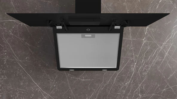 SİEMENS LC66KPJ60T iQ300 Duvar Tipi Davlumbaz 60 cm Siyah Cam - 3