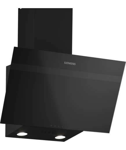 SİEMENS LC66KPJ60T iQ300 Duvar Tipi Davlumbaz 60 cm Siyah Cam