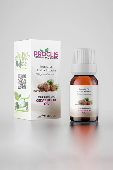Proclis Sedir Ağacı Yağı,  %100 Doğal Uçucu Yağ, Sedir Oil, 3'lü Set 3x10ml - 3