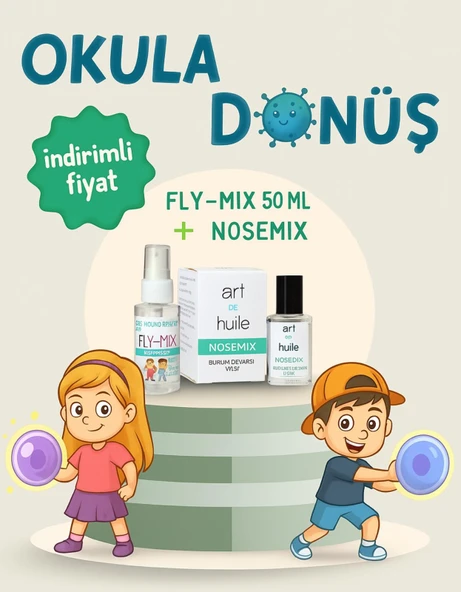Art De Huile Okula Dönüş Fly Mix 50 ml + Nosemix 10 ml Avantajli Paket