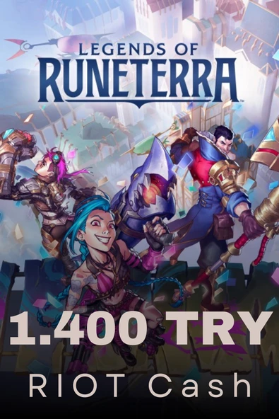 Legends Of Runeterra 1400 Try Rıot Cash ürün görseli 1