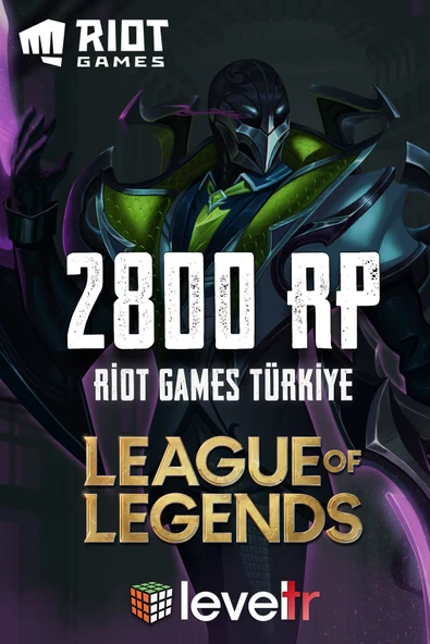 League of Legends 2800 RP - LOL ürün görseli 1