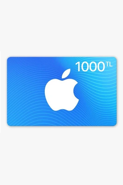 1000 Tl Tutarında App Store & Hediye Kartı ürün görseli 1
