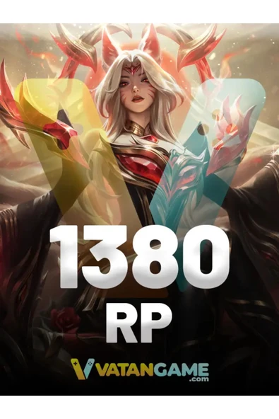 League of Legends 1380 RP ürün görseli 1