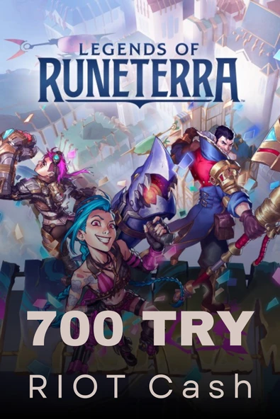 Legends Of Runeterra 700 Try Rıot Cash ürün görseli 1