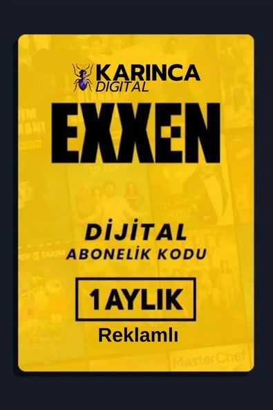 Hesap Üyeliği 1 Aylık Reklamlı Paketi (KOD ŞEKLİNDE) ürün görseli 1