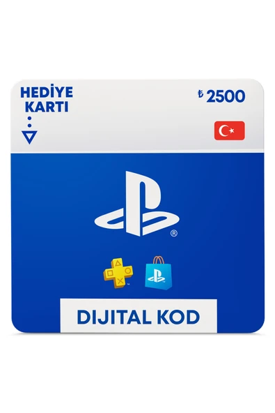 PlayStation Store 2500 TL Hediye Kartı ürün görseli 1