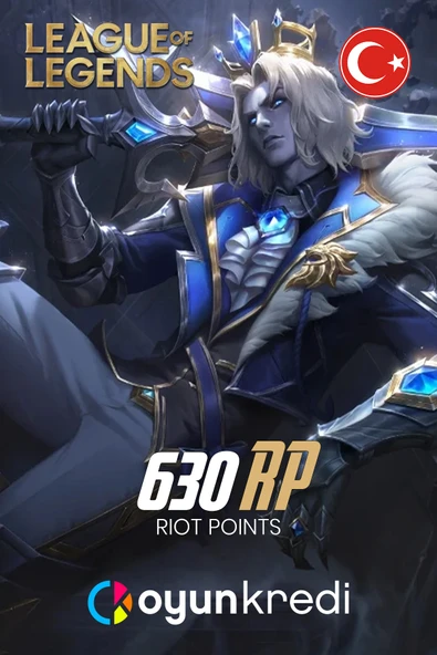 League Of Legends 630 Rp TR ürün görseli 1