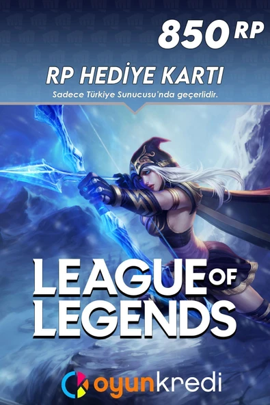 League Of Legends 850 Rp Tr ürün görseli 1