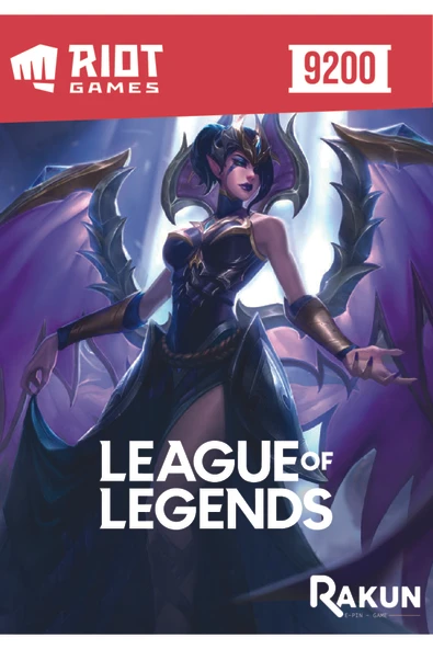 League Of Legends 9200 Rp ürün görseli 1