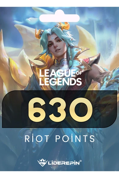 League Of Legends 630 Riot Points-lol 630 Rp-tr ürün görseli 1