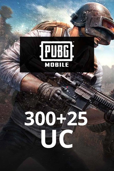 Mobile UC Kodu 300 + 25 UC ve ürün görseli 1