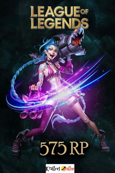 League of Legends 575 RP - Riot Points LOL TR ürün görseli 1