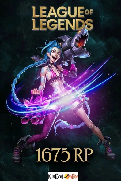 League of Legends 1675 Riot Points-LOL 1675 RP TR ürün görseli 1