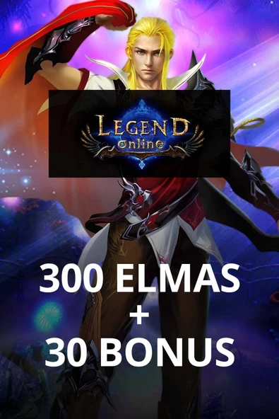 Legend Online 300 Elmas+ 30 Bonus ürün görseli 1