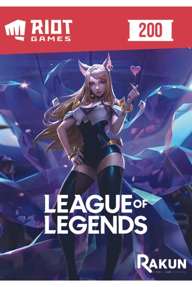 League Of Legends 200 Rp ürün görseli 1