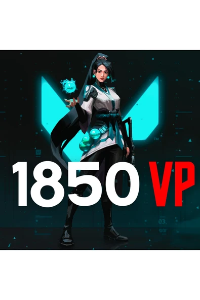 Valorant 1850 Vp Valorant Points Tr ürün görseli 1