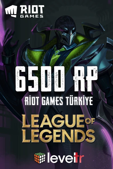 League of Legends 6500 RP - LOL ürün görseli 1