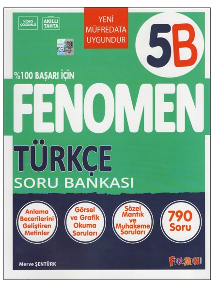 Fenomen 5.Sınıf 5B Türkçe Soru Bankası