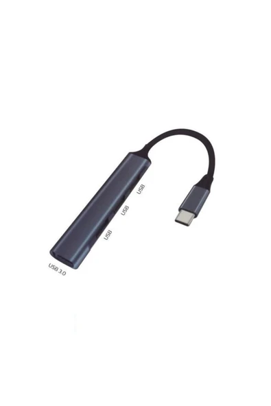 Type-C To Usb Hub 3 USB 2.0 1 USB 3.0 YD-30 ürün görseli 1