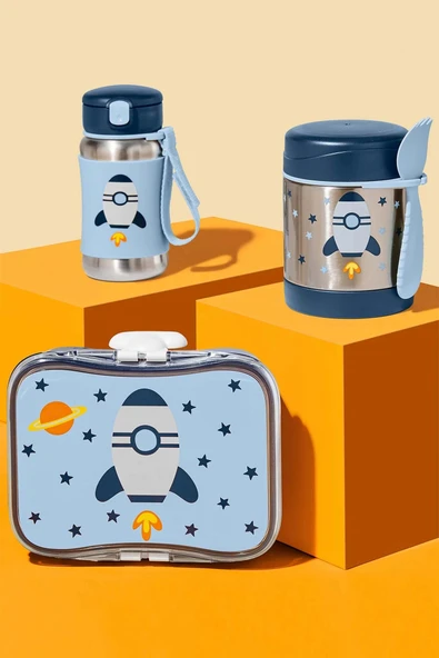 Skip Hop Zoo Paslanmaz Çelik Termos 325 Ml Roket - 7