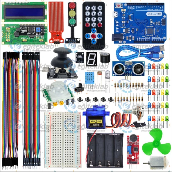 Arduino Leonardo Süper Başlangıç Seti ürün görseli 1