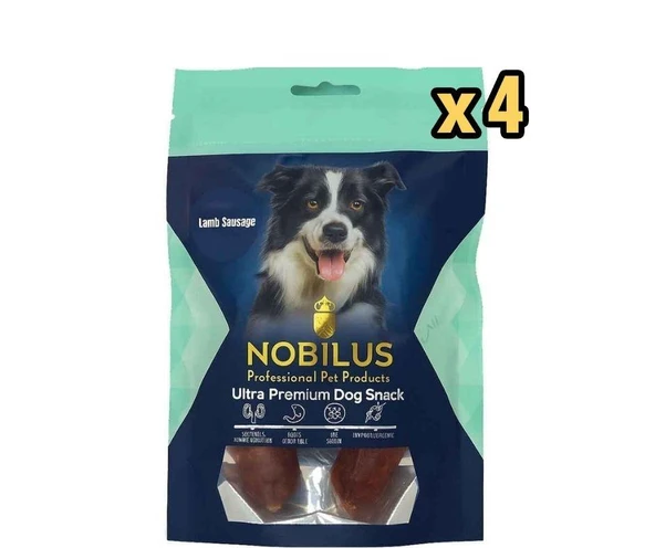 Nobilus Köpek Ödül Maması Kuzu Etli Sosis 80 Gr x 4 Adet ürün görseli 1