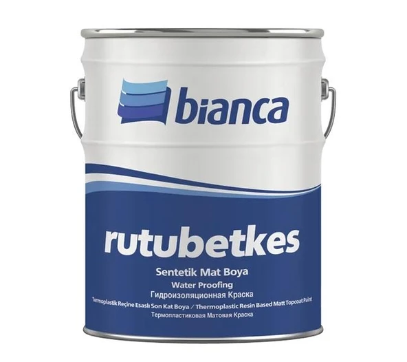 Bianca Rutubetkes Solvent Bazlı Mat İç Cephe Duvar Boyası 15 Lt Beyaz