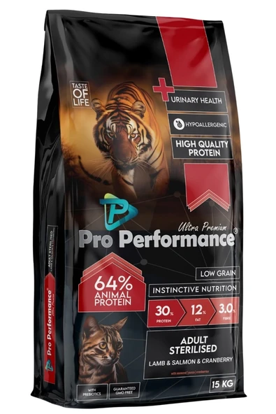 Pro Performance Ultra Premium Yetişkin Pro Performance Adult Cat Sterilised Lamb & Shrimps & Salmon & Cranberry 15 ürün görseli